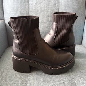 Black Chelsea Ankle Boots - size 8